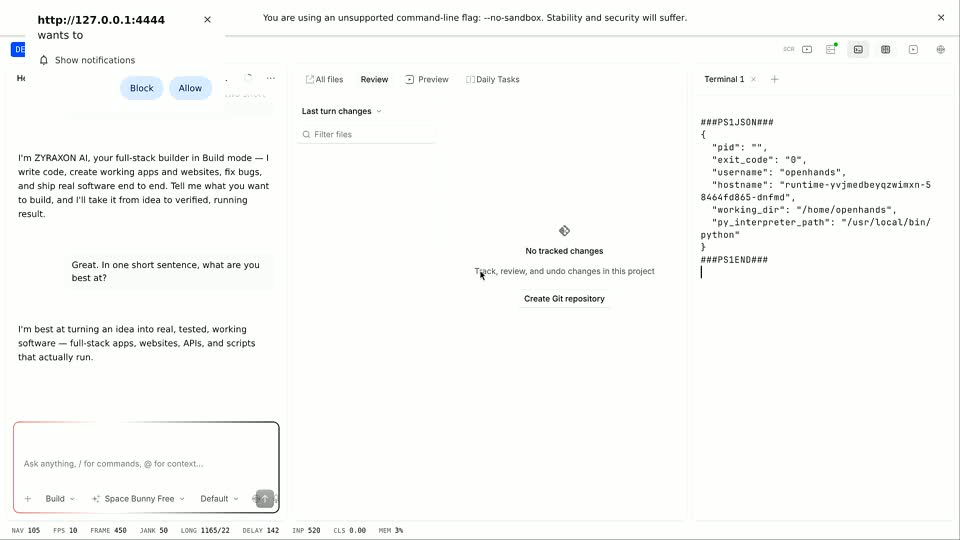 ZYRAXON agent screenshot 6